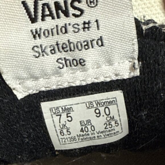 Vans Old Skool Hi Shoes Athletic Canvas Skate Sneakers Maroon Mens 7.5 Women’s 9 - Picture 2 of 10